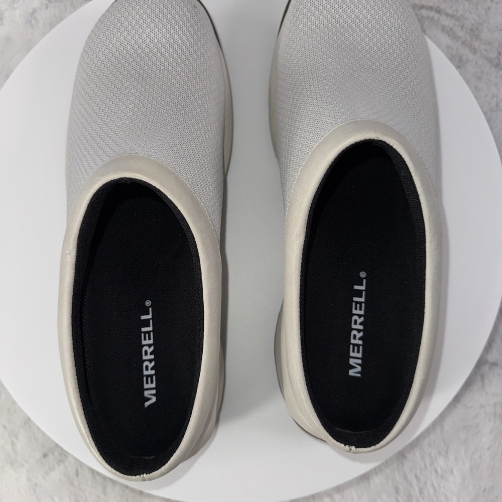 Women's Merrill Encore Breeze 4 Slip On Clogs In Light Gray Size 8.5 - Picture 5 of 6